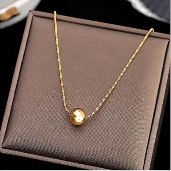 Luna Bead Chain Necklace S108