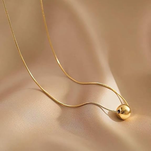 Luna Bead Chain Necklace S108