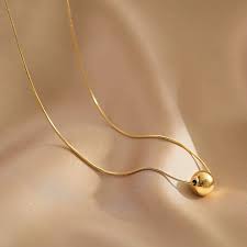 Luna Bead Chain Necklace S108