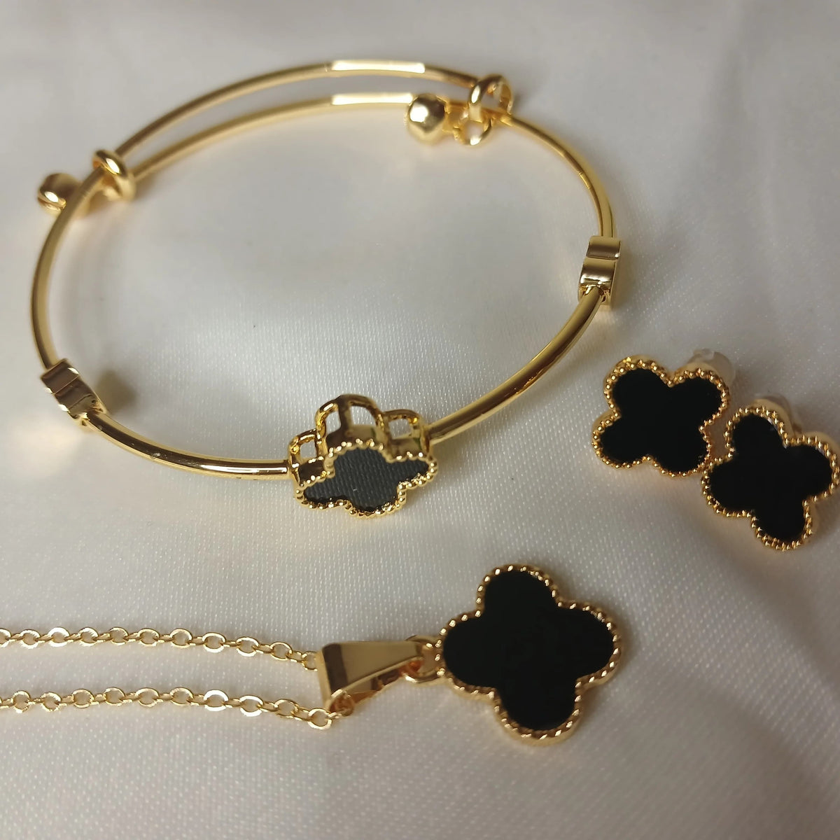 Clover Charm Jewellery Set S128