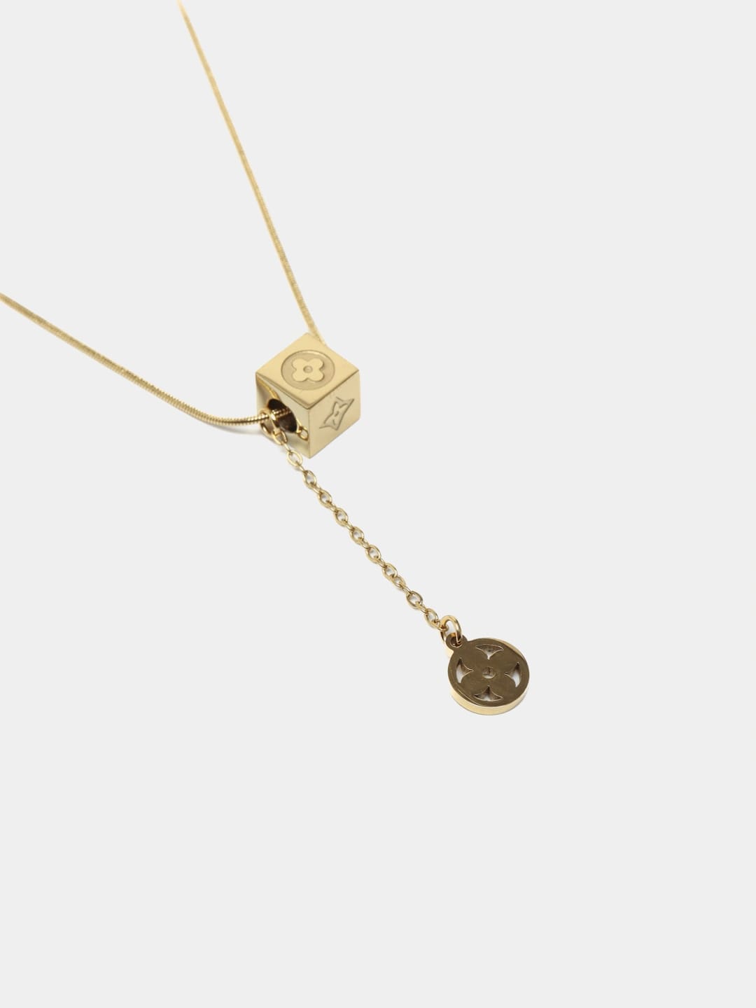 Signature Clover Charm Necklace S129