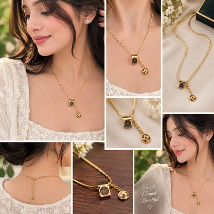 Signature Clover Charm Necklace S129