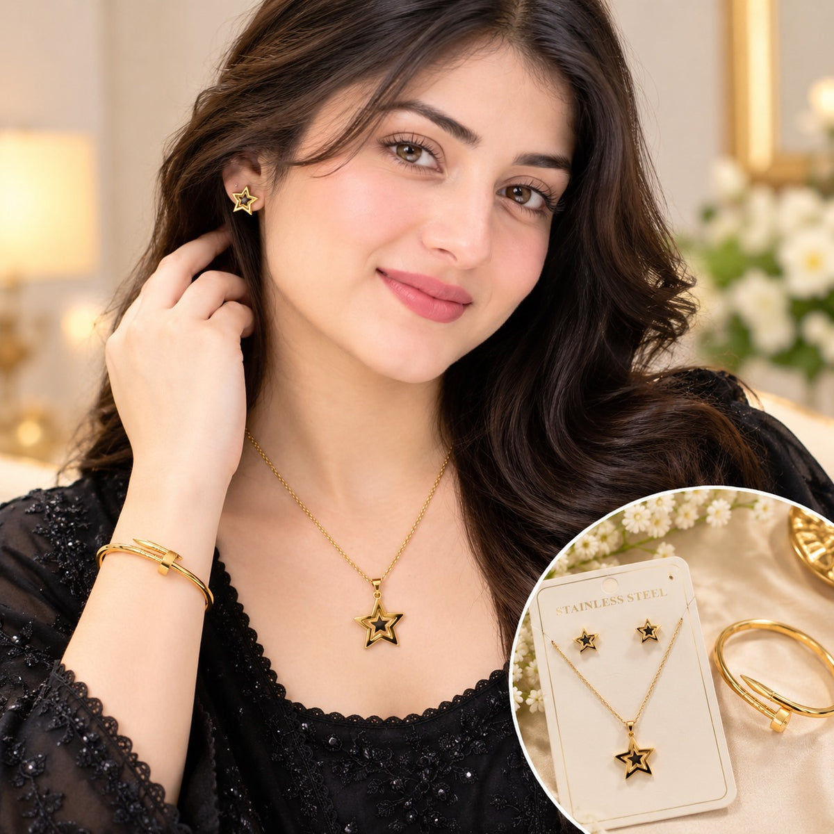 Celestial Star Charm Set S131