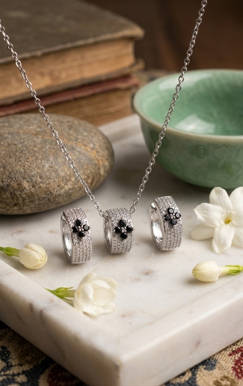 Golden Bloom Crystal Set S123