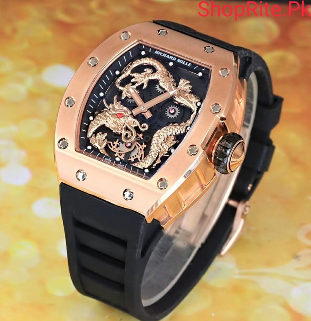 Richard Mille RM057 Special Edition, Jackie Chan, 18K Rose Gold, Drago